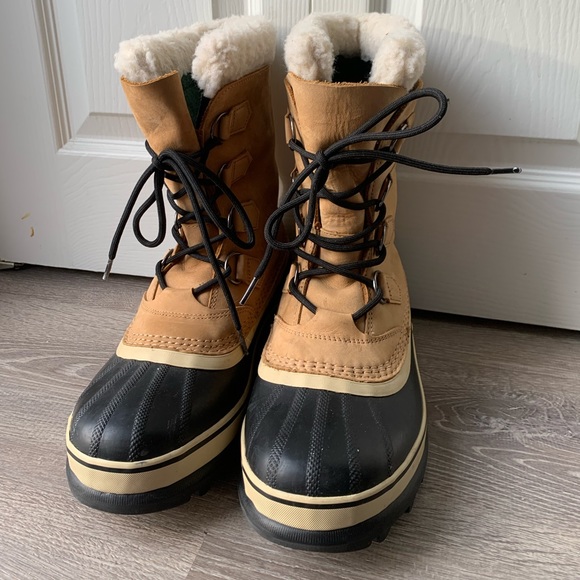 Sorel Tan and Black Winter Boots - Picture 3 of 5